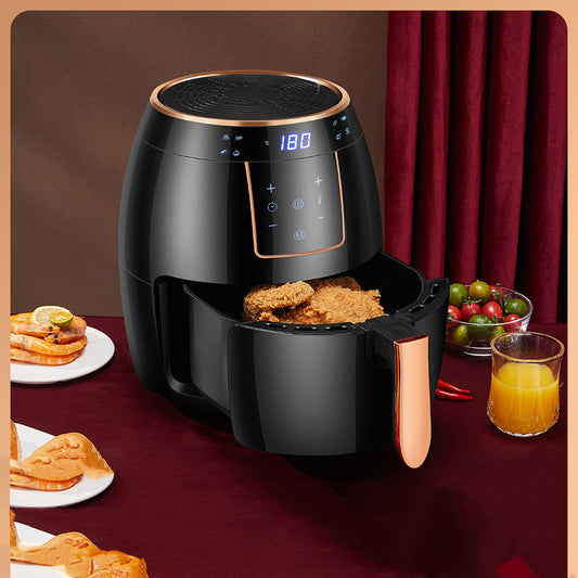 55 L US Standard Cross-border Air Fryer Touch Screen Automatic Fryer British Standard Deep Frying Pan Chips Machine Airfryer